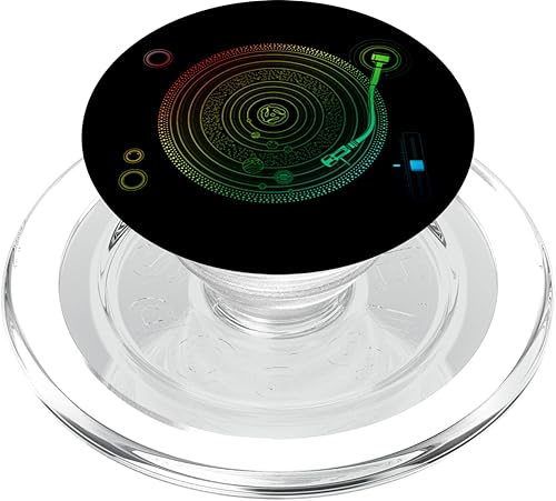 Miniatura 7 de Space DJ graphic - Sistema solar de giradiscos EDM PopSockets Grip y soporte para teléfonos y tabletas