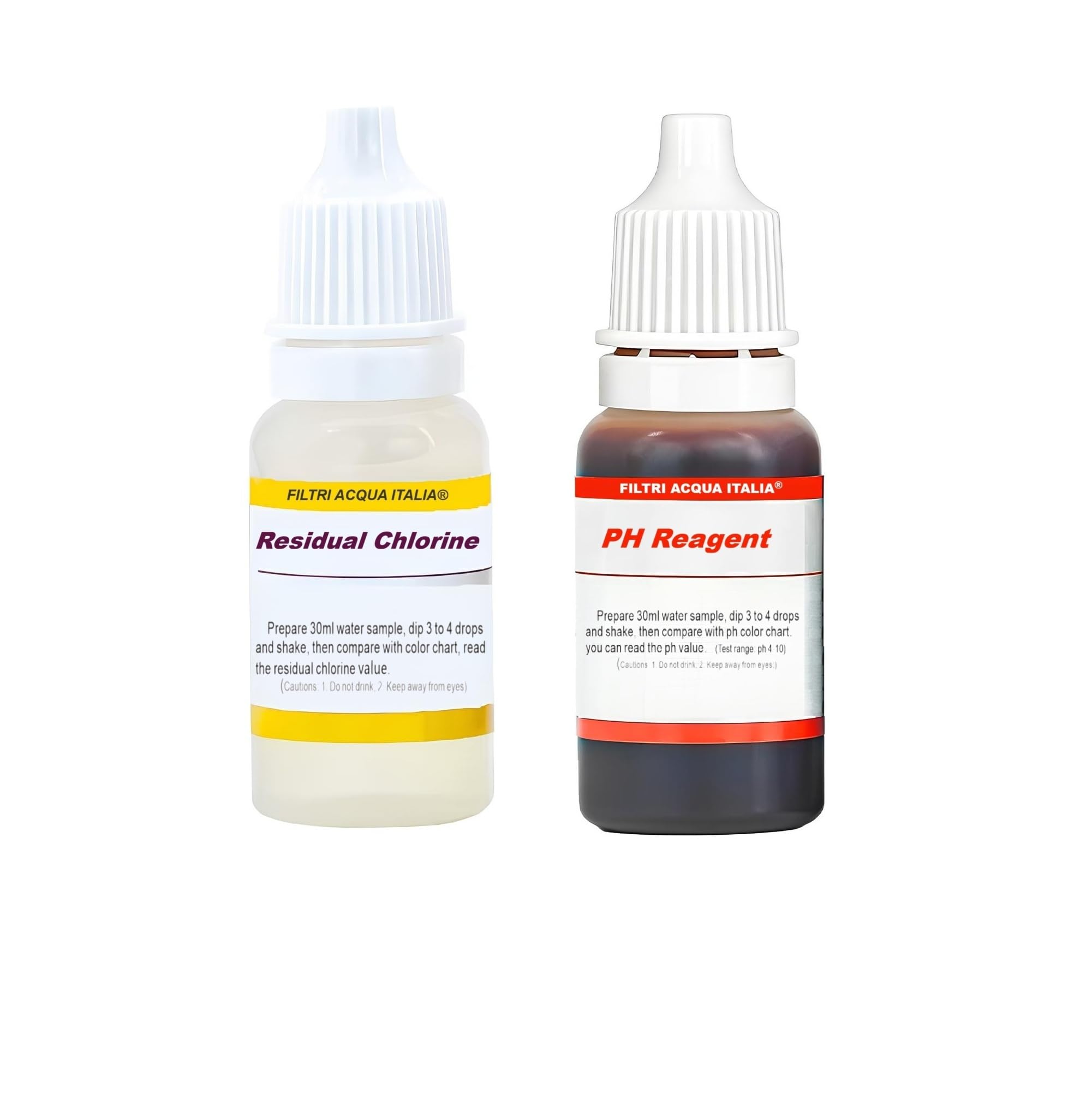 Kit Analisi Durezza Acqua Titrant per Misurare Calcare con Test PH e Test Cloro