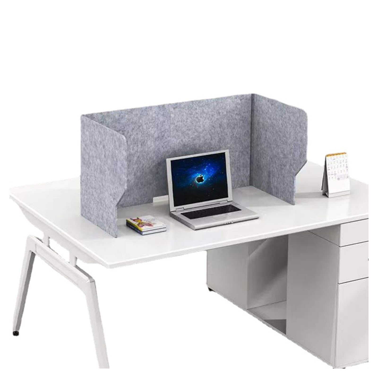 Cloison de séparation de bureau pour rompre les distractions visuelles panneau feutre 60 cm