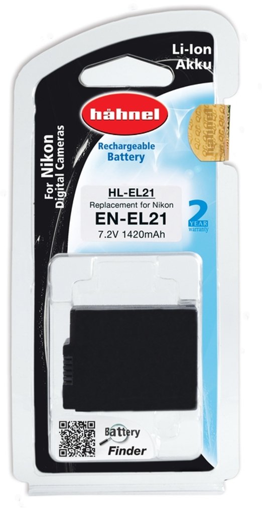 Hahnel Black Hähnel Hl-El21 Replacement Li-Ion Battery For Nikon En-El21