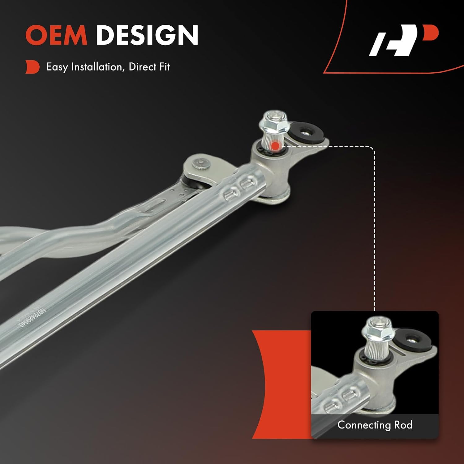 A-Premium Windshield Wiper Linkage Compatible with Tesla Model S 2012-2021