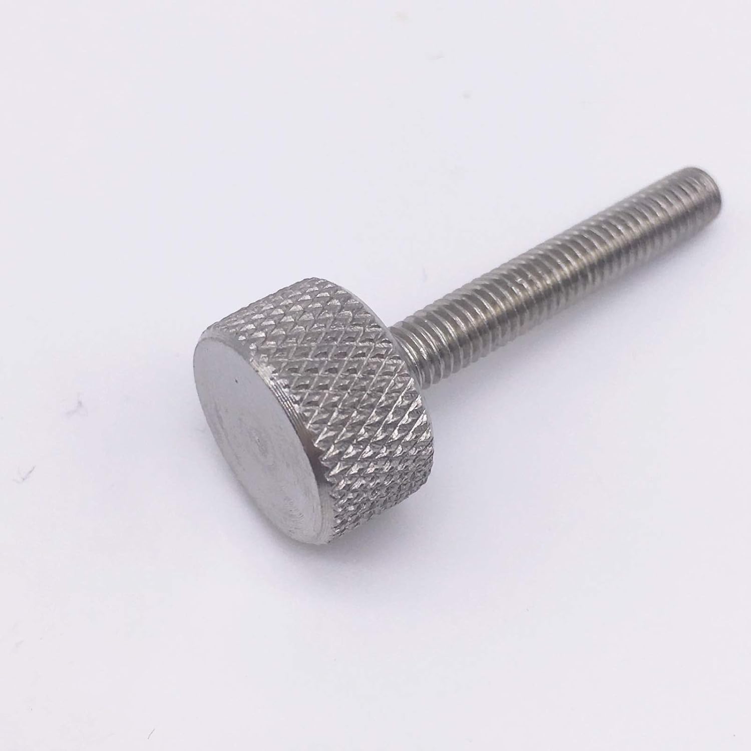 Wkooa M4x12 Knurled Head Thumb Screws 304 Stainless Steel