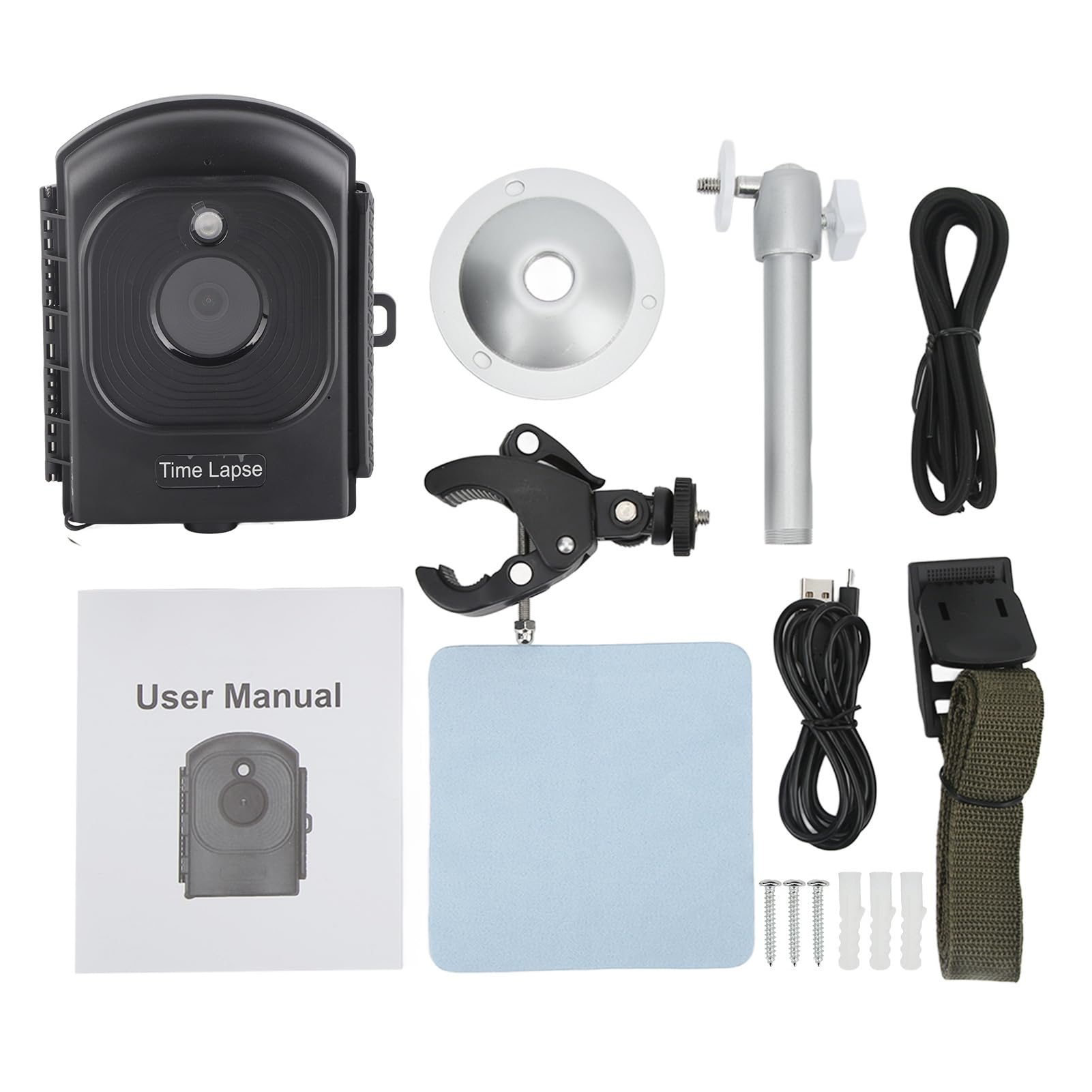 Cryfokt Outdoor Time Lapse Camera 1080P HD with 2.4in TFT Screen for