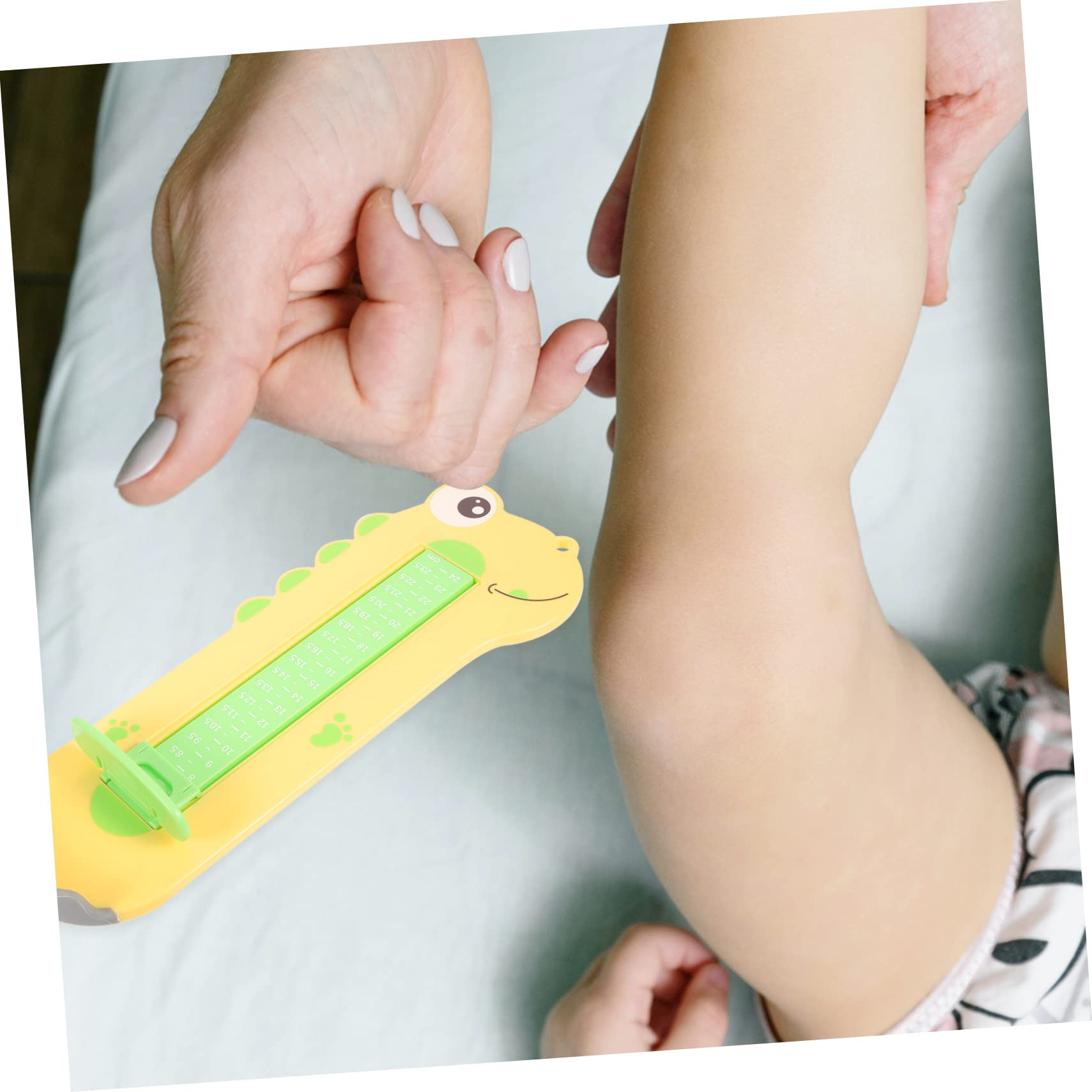 SOIMISS Dispositivo De Medición De Pies Para Niños Herramienta Para Medir Zapatos Mini Calibrador De Zapatos Herramienta De Medición De Pies Medidor De Pies Para El Hogar Medidor De