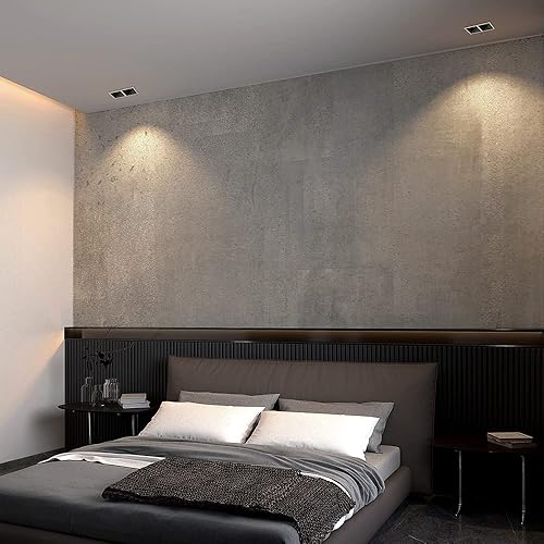 Miniatura 9 de Aisilan - Iluminación empotrable LED regulable de 2 cabezales con CREE COB para espacios vitales, 2 x 7 W, 3 x 6 pulgadas, rectangular sin lata con