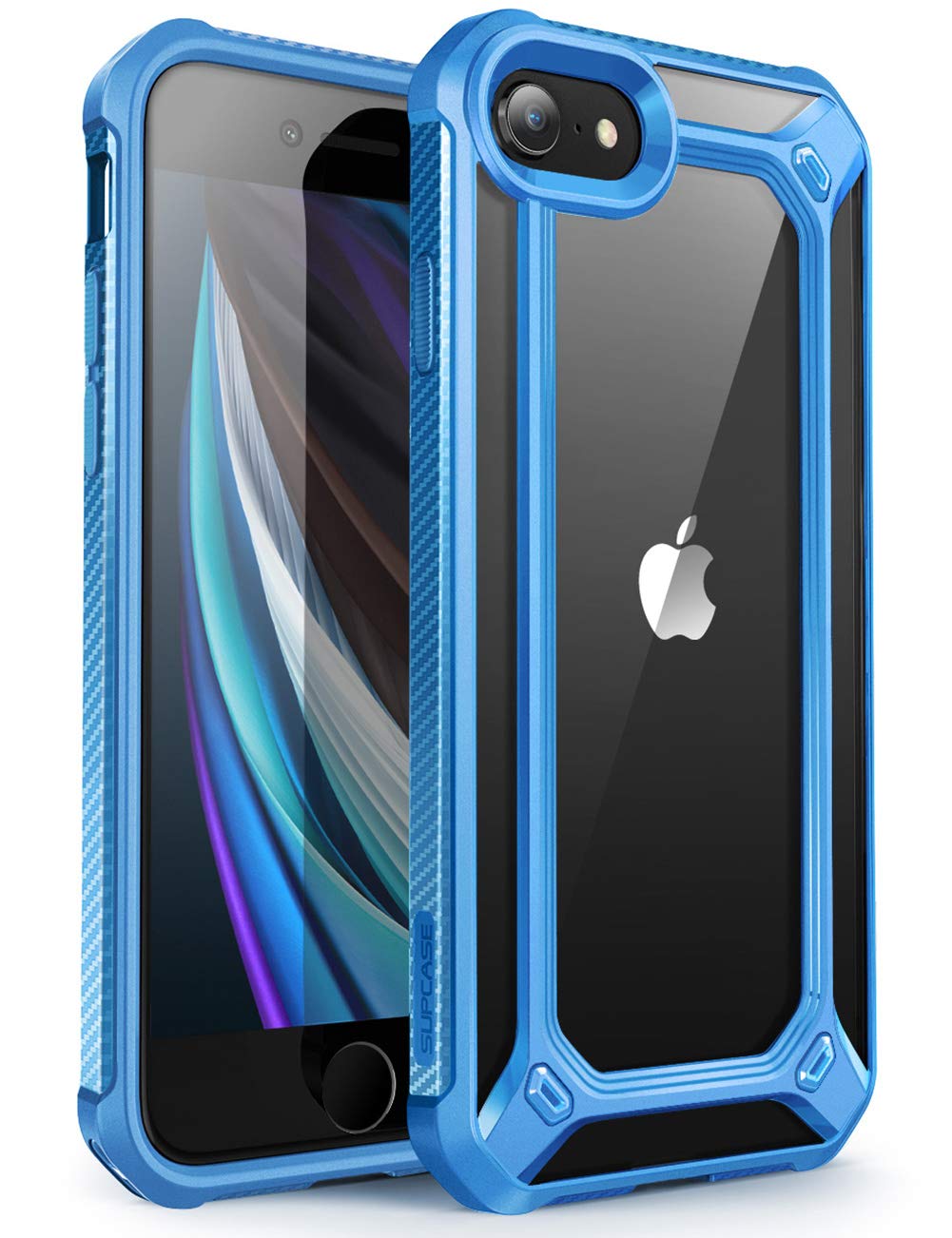SUPCASE [Unicorn Beetle EXO Series Case for iPhone SE 2020/iPhone 7/iPhone 8, Premium Hybrid Protective Clear Bumper Case