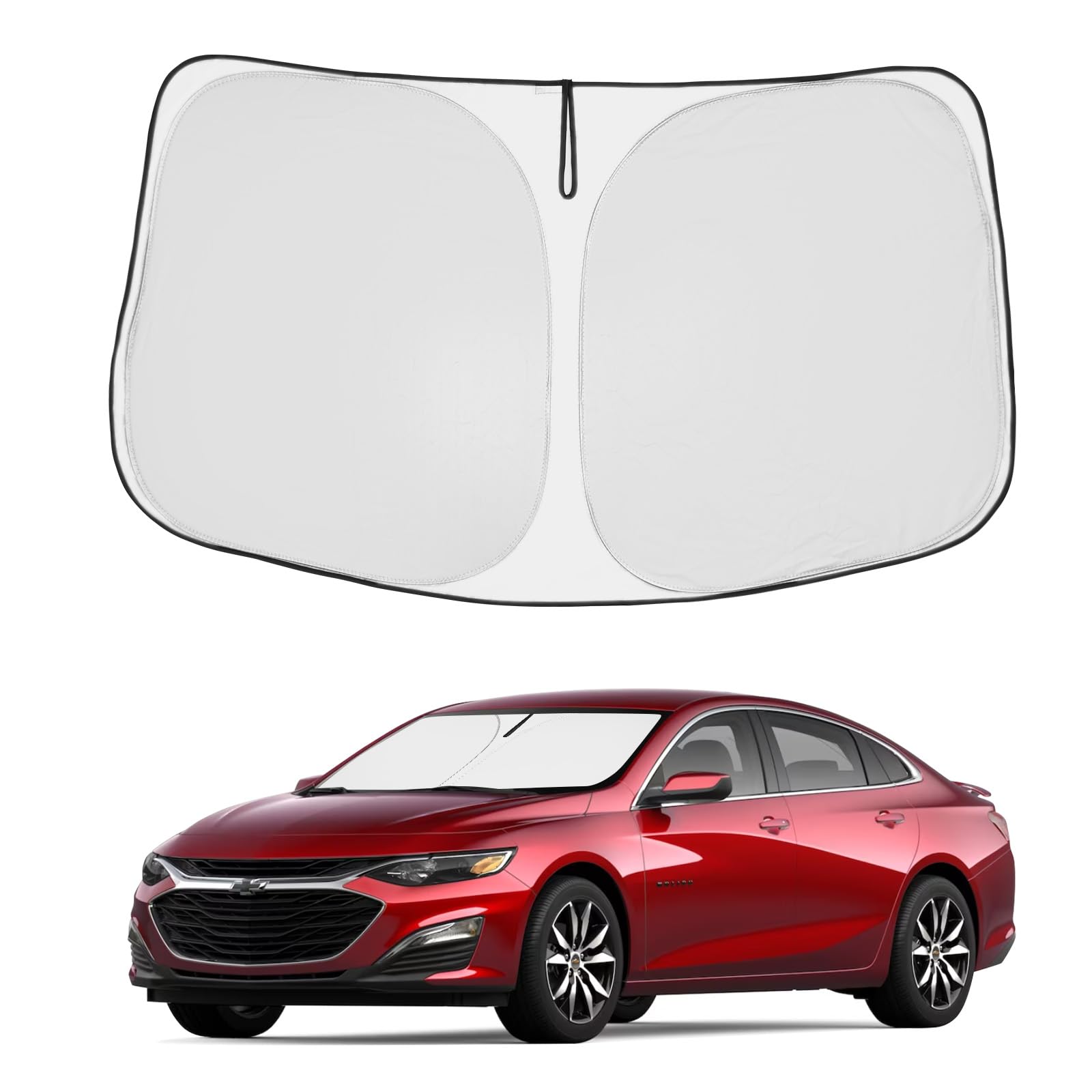 Proadsy Custom Fit Car Windshield Sun Shade for 2016-2025 Chevrolet Malibu