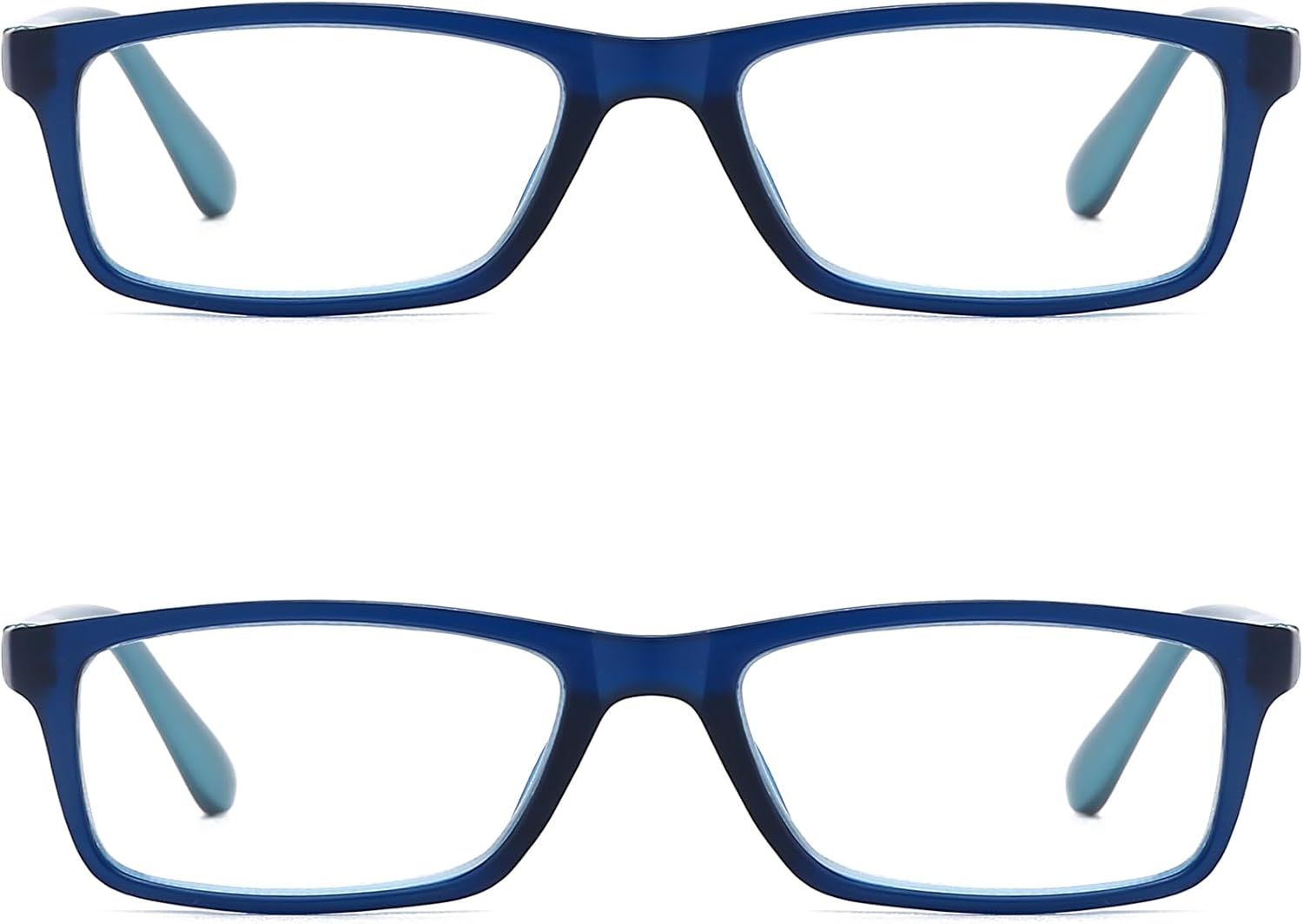 Reading Glasses Blue Light Blocking for Men Women,Rectangular Frame Computer Readers with Spring Hinge - Image 7