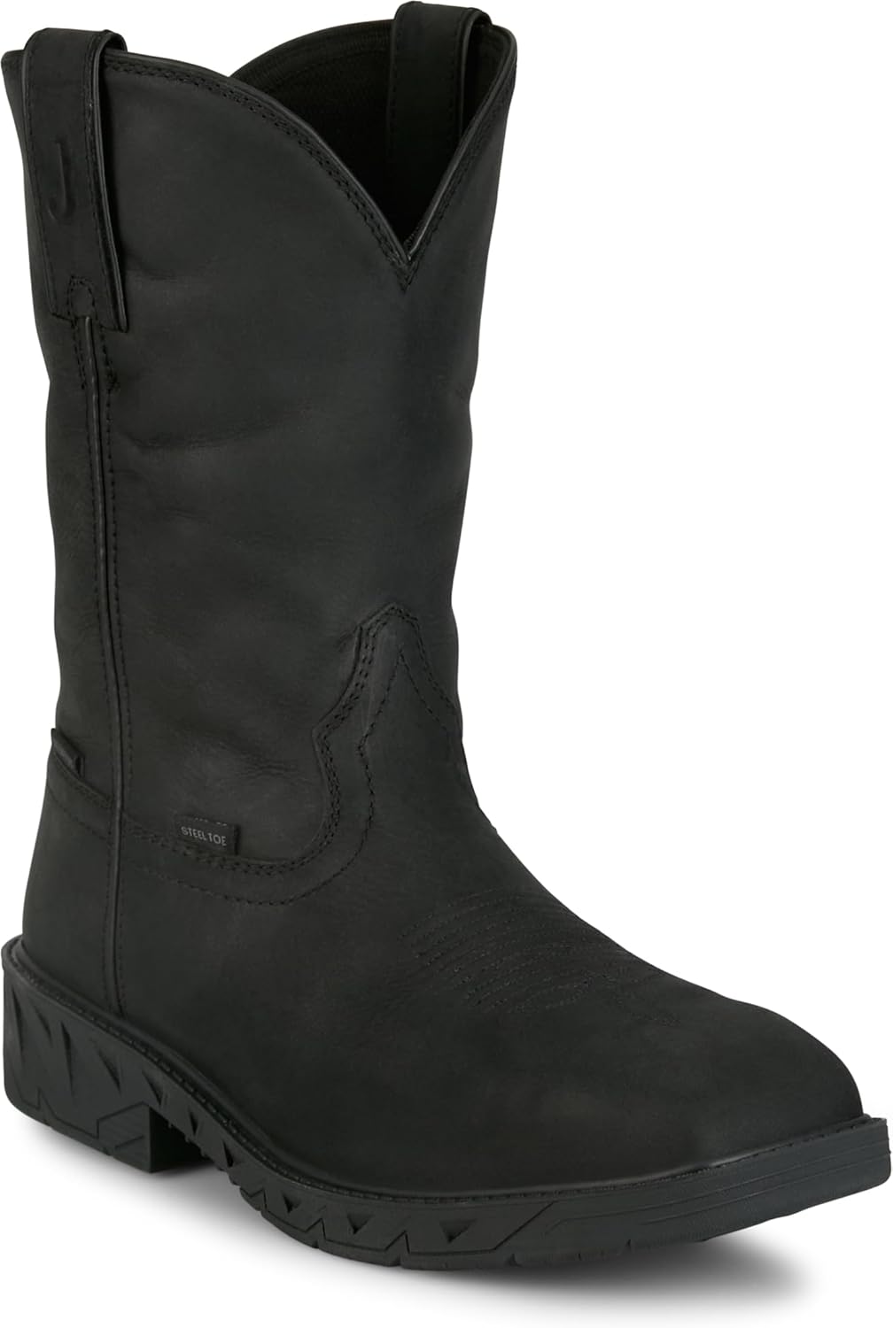 Justin Drifter 11" Waterproof Steel Toe Boots for Men - Prodigy Collection - Premium Leather, Western Style, Comfortable Fit