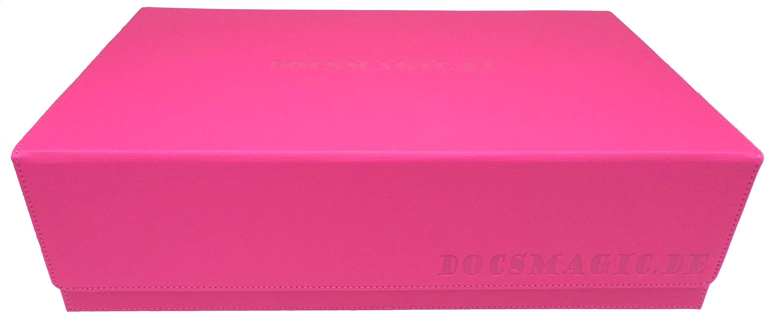 docsmagic.de Premium 3-Row Trading Card Storage Box Pink + Trays & Divider - MTG PKM YGO