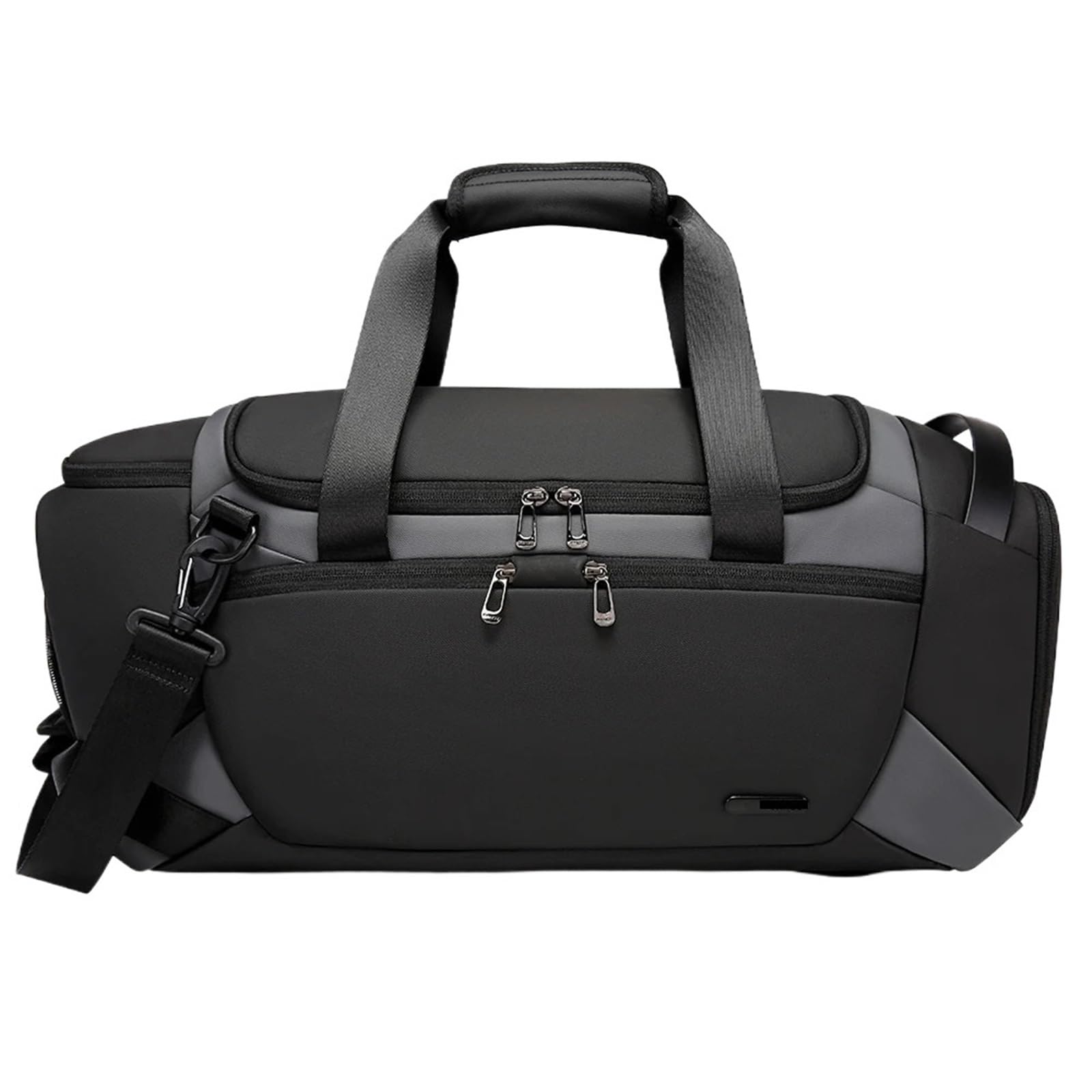 Borsa da palestra Borsoni sportivi impermeabili con scomparto for scarpe Borsa da palestra 21 pollici for uomo borse viaggio umido e asciutto Palestra(Grey)