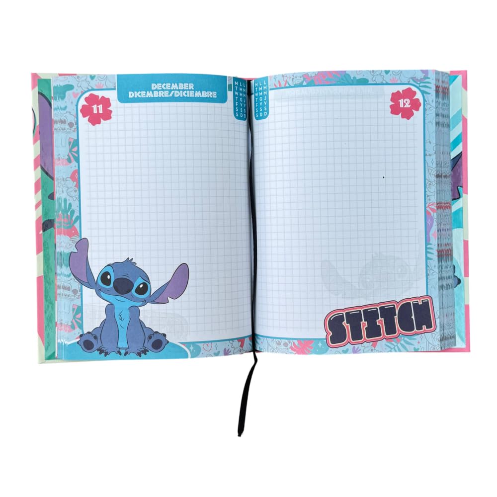 Stitch e Angel Disney non datato agenda 10 mesi scuola primaria elementari medie