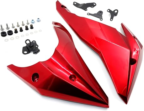 SMT- 1 Set Of Engine Panel Belly Pan Lower cowling Metallic Red For KAWASAK Z400 18-20 5 Colors Available [P/N GZSP-KA-003]
