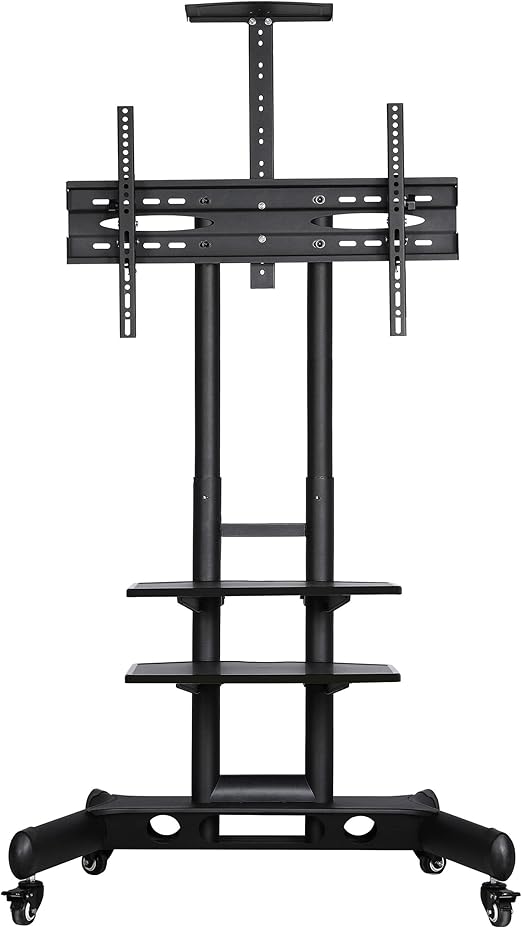 Yaheetech Mobile TV Trolley Stand for 32inch 75inch LED/LCD/Plasma