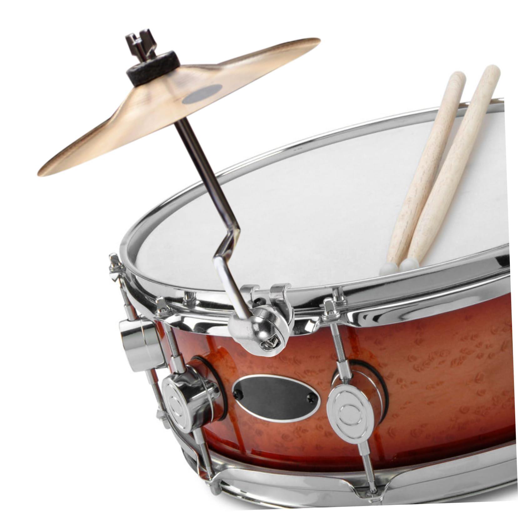 ifundom Morsetto Per Piatti Per Batteria in Metallo Resistente, Clip Multifunzionale Compatta e Portatile, Supporto Per Asta Di Piatti e Accessori Per Tamburi, Per Musicisti in Movimento