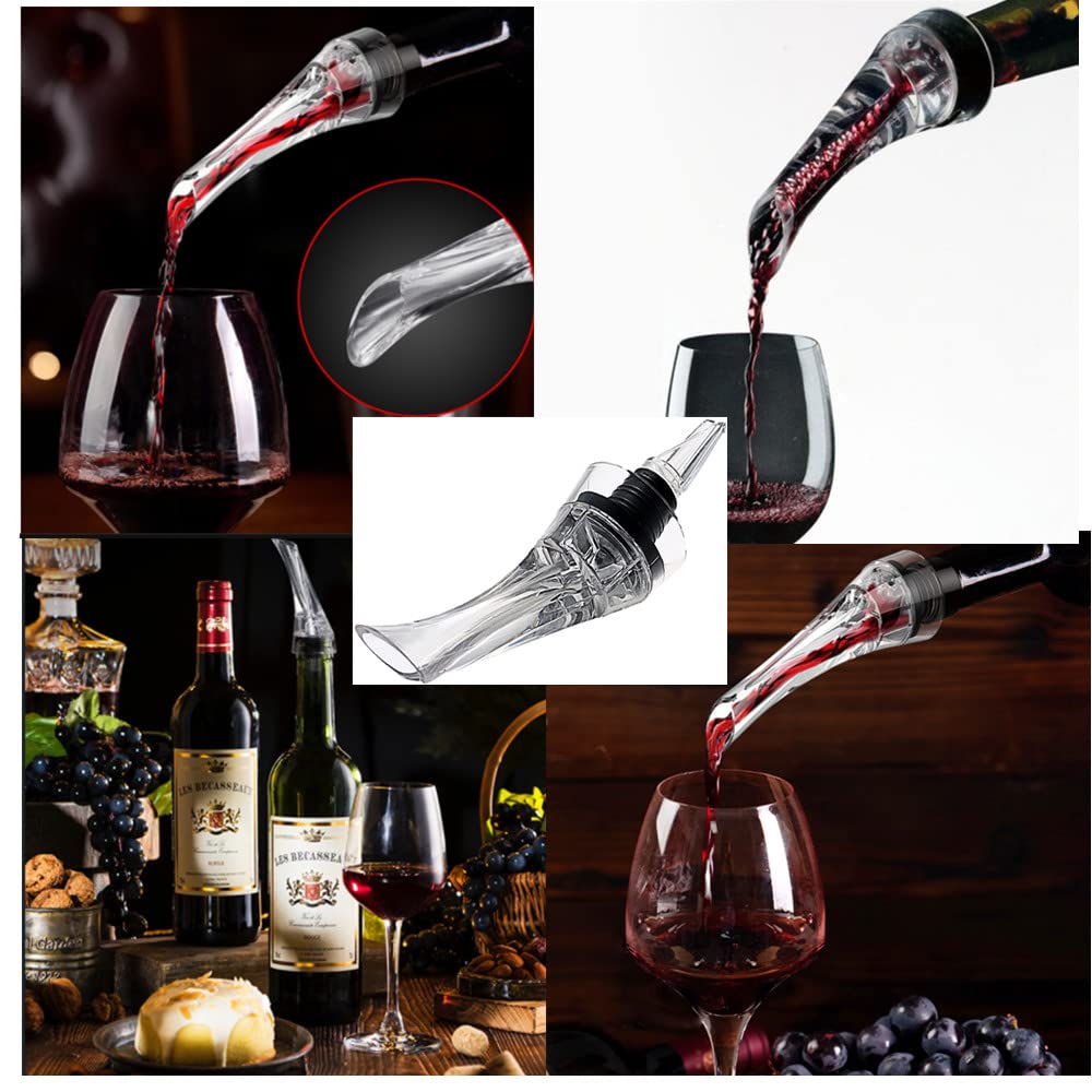ValueHall Dekantierausgießer Tropffreier Weinbelüfter Weinausgießer Rotwein Deka