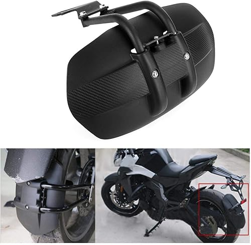 Miniatura 4 de Guardabarros trasero para motocicleta, de acero inoxidable, protector de guardabarros trasero adecuado para neumáticos de 12 a 18 pulgadas y otras