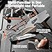 Multitool Pry Bar Wrench Tool with Flat/Phillips Screwdriver Folding Multi-tool Box Cutter Blade Knife, Bottle Opener, Steel Handle, Everyday Carry, Cycling, Camping EDC Pocket Gadget Gifts for Men