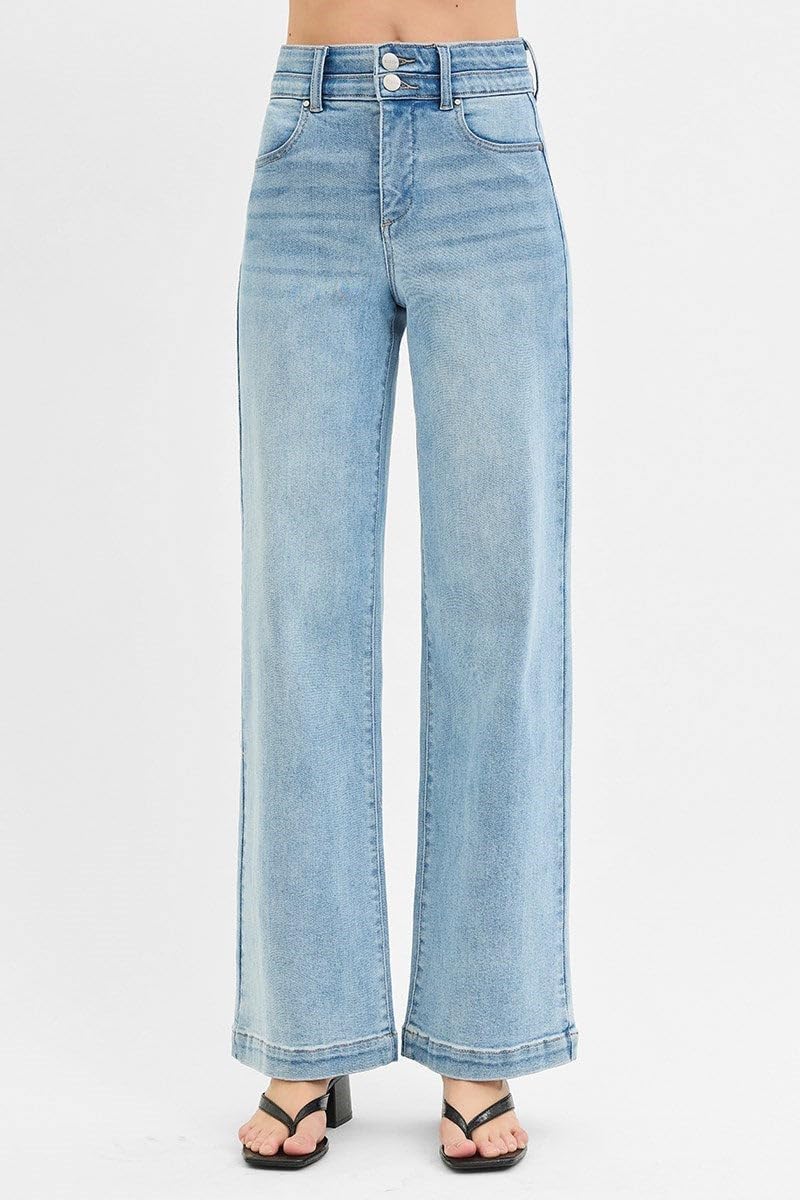 Risen Jeans - Ultra High Rise Wide Leg Jeans - (32.5" Extra Long Inseam) - RDP5919 - Includes Official Tag - Image 6