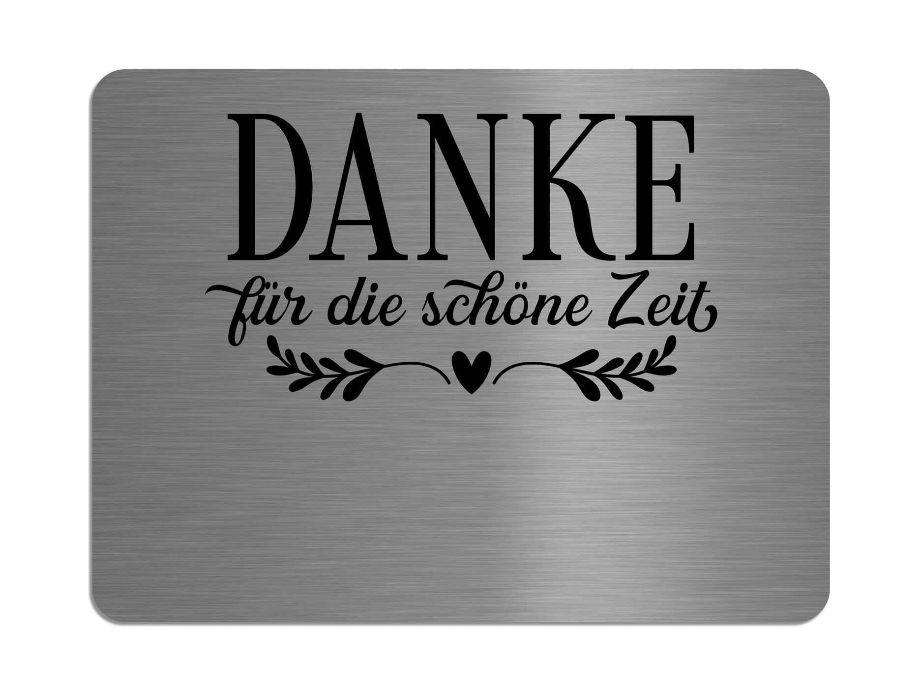 Jung Edelstahl Design Edelstahl Gedenktafel – Wetterfeste Grabtafel mit individueller Gravur – Personalisierte Gedenktafel für Friedhof und Gärten – V2A Edelstahl – Verschiedene Designs & Größen