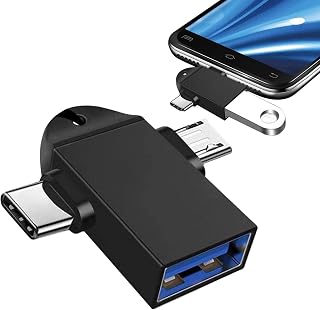 2 in 1 OTG Adapter,Mobile Phone U Disk Card Reader - Suitable for Media TV Sticks, Mobile Phones,and Tablets Dutyrow