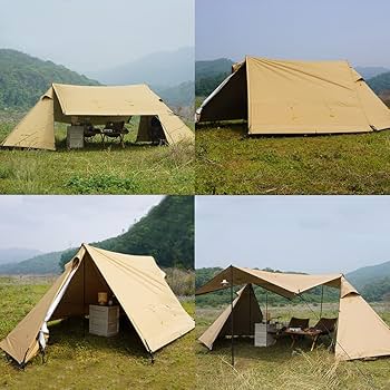Amazon | 3fulgear Lanshan4plus パップテント 軍幕テント
