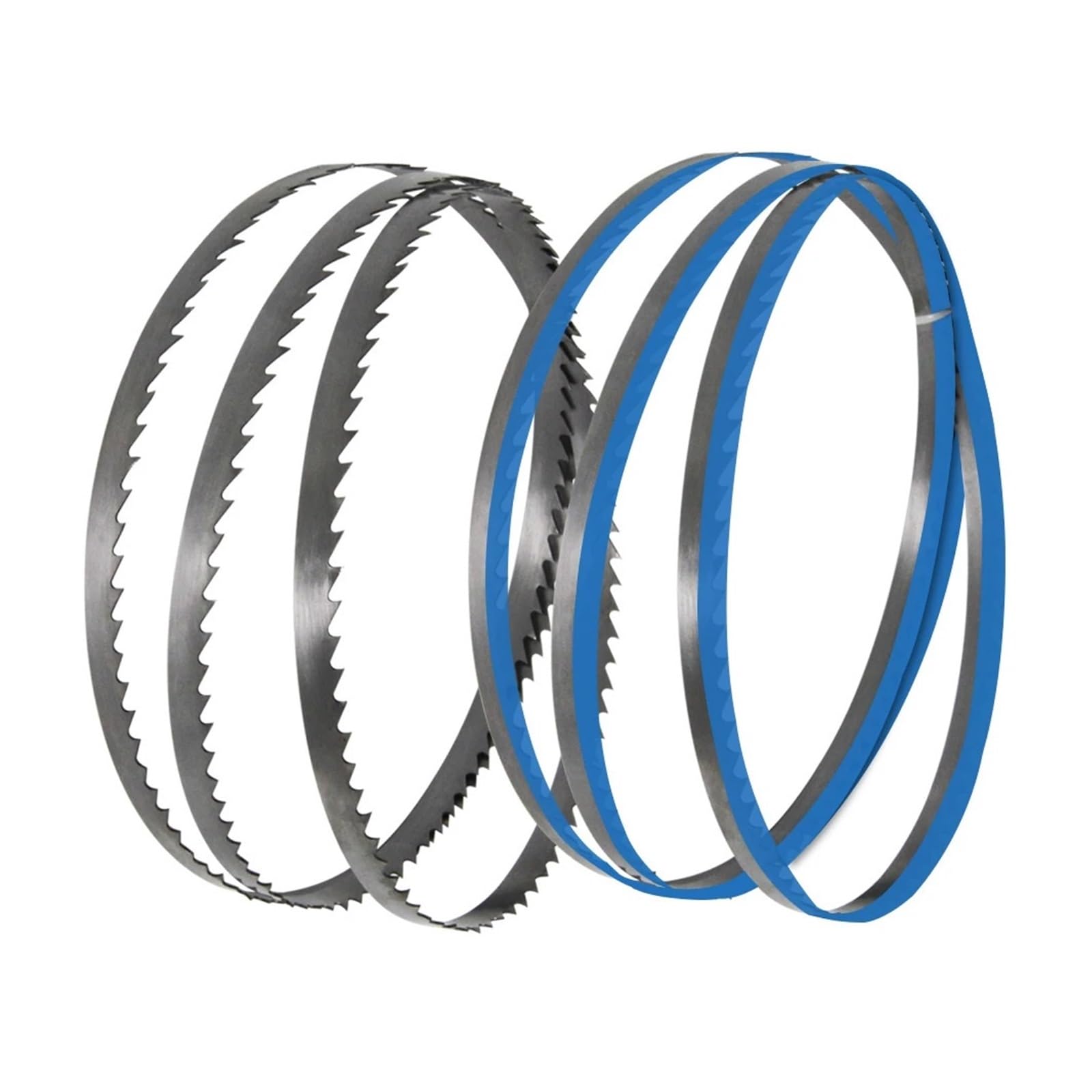 2pcs 56” 1425mm Bandsaw Blade 1425x10x0.5mm TPI 6 Carbon Spring Steel for Band Saw Cutting Wood Metal Plastic