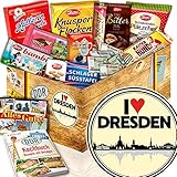 I love Dresden + Ost Schokolade + Geschenk für Männer