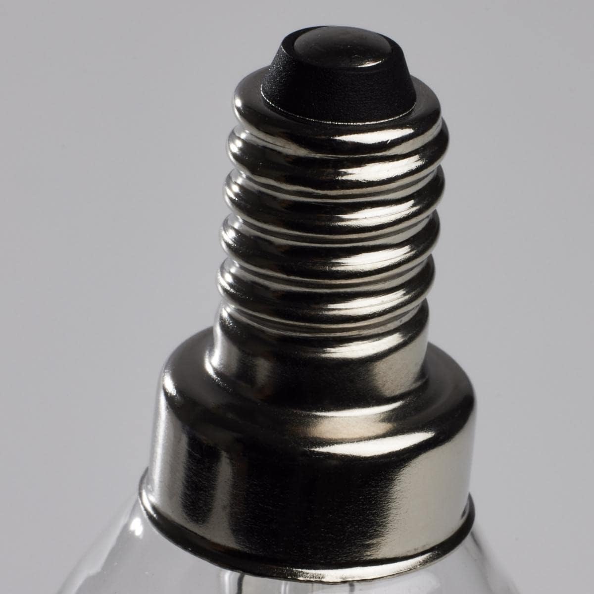Satco 5.5-Watt LED E12 Light Bulb, 3000K, 15000 Hour Rating, Dimmable