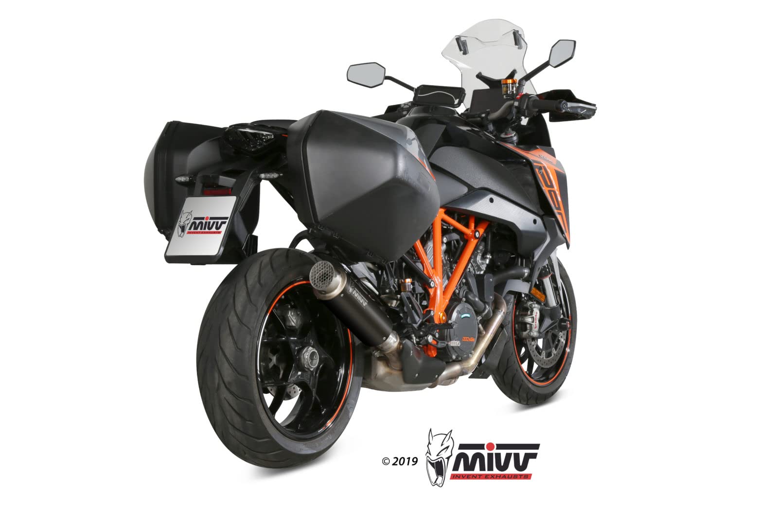 1290 SUPERDUKE GT uitlaat MIVV GP Pro 2016- staal zwart