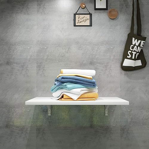 Miniatura 6 de Need Mesa pequeña plegable para montar en la pared, 30 pulgadas de largo x 20 pulgadas de ancho, complemento perfecto para cuarto de serviciobar