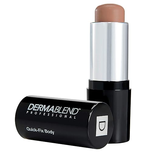 Dermablend Quick-Fix - Base de maquillaje para cuerpo con cobertura total, corrector corporal resistente al agua para imperfecciones y tatuajes,