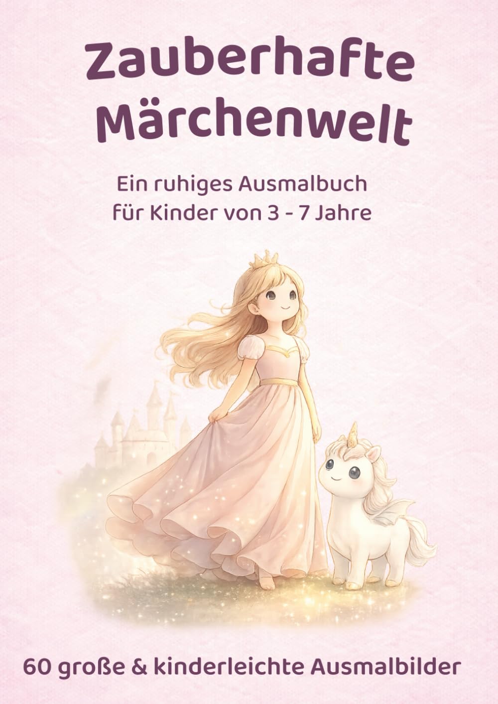Zauberhafte Märchenwelt: Ein ruhiges Ausmalbuch für Kinder von 3-7 Jahren (Ruhige Ausmalbücher für kleine Entdecker – liebevoll, klar & kindgerecht)