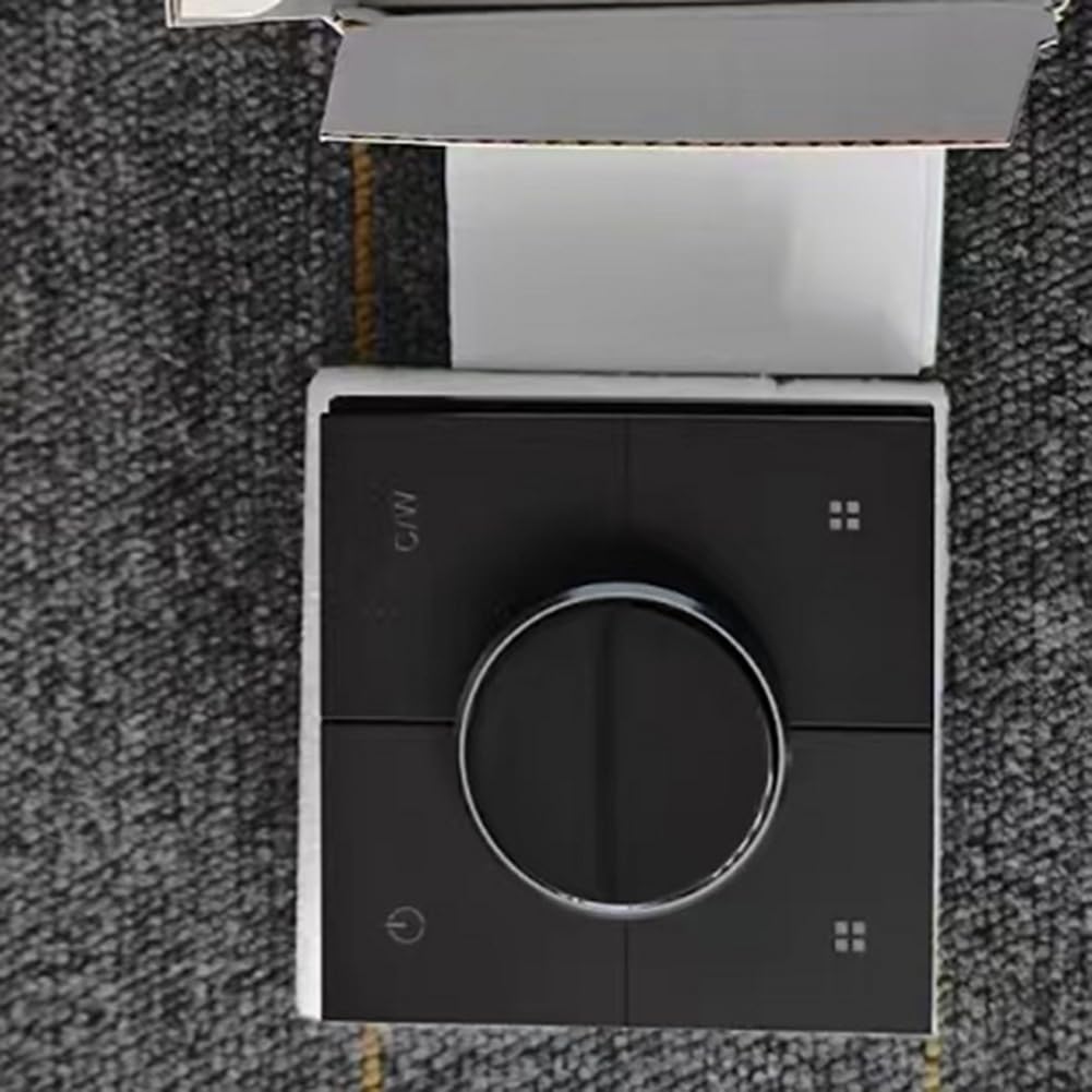 X3-Dimming TuYa inteligentny przełącznik, wielofunkcyjny panel Smart Home Automation Panel czarny