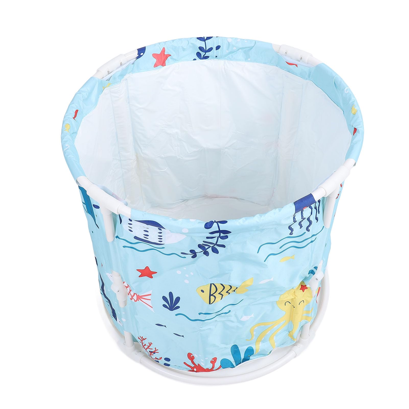 Wielofunkcyjna Składana Wanna, materiał PVC, Przenośne Spa do Kąpieli dla Dorosłych i Dzieci, Idealne do Kąpieli i Mycia (BLUE)