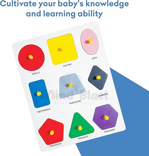 Miniatura 4 de MIND BLAST Rompecabezas de madera con formas y colores de madera, perfecto para desarrollar la creatividad y las habilidades de resolución de