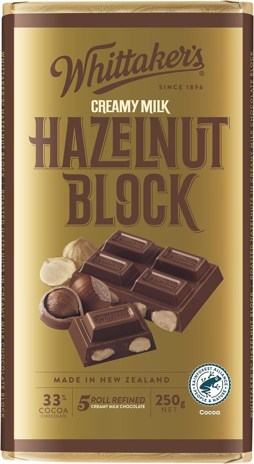 Whittakers Hazelnut Block