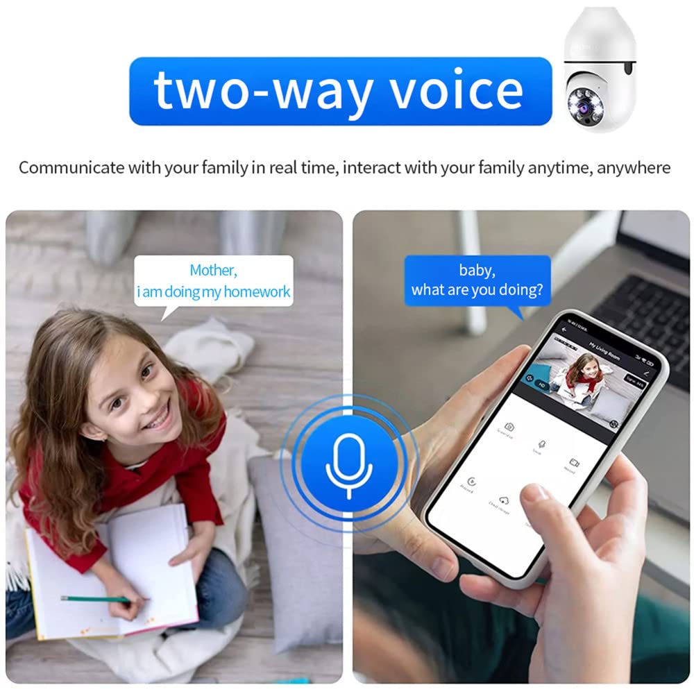 Andoer Telecamera WiFi 4K Telecamera per Monitor Wireless Doppia Lente 170° Grandangolo APP Citofono Bidirezionale Remoto Batteria Incorporata Telecamera Wireless Magnetica