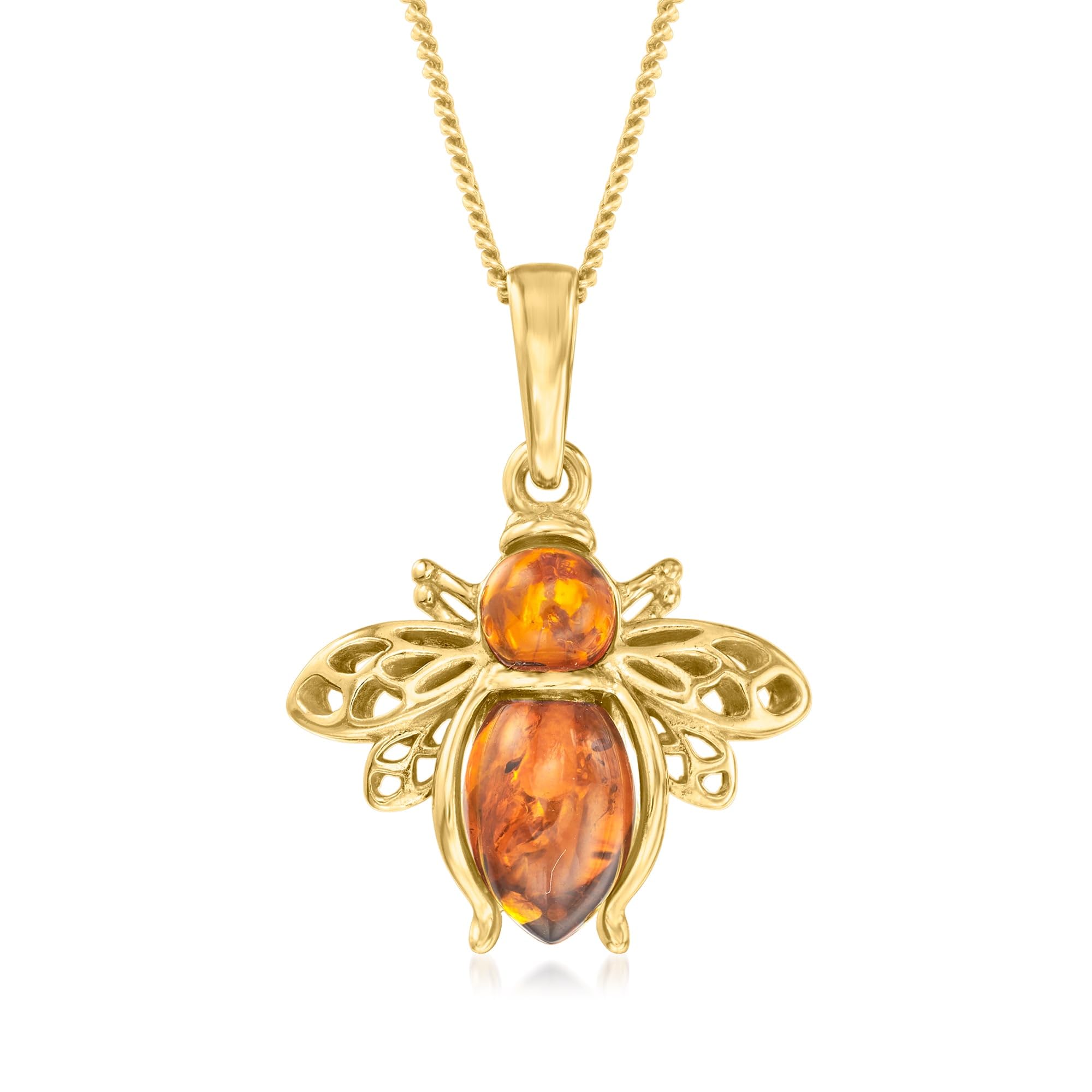 Ross-Simons Amber Bumblebee Pendant