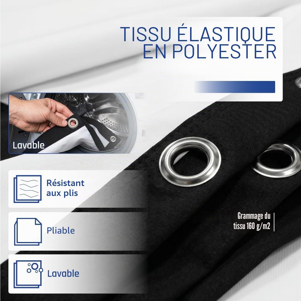 iggual - Écran de Projection 100 Pouces - Pliable - Anti-Plis - Format Large 16:9 - Angle de Vision 120° - Adapté pour Projecteur et Rétroprojecteur - Dimensions 221 x 124 cm