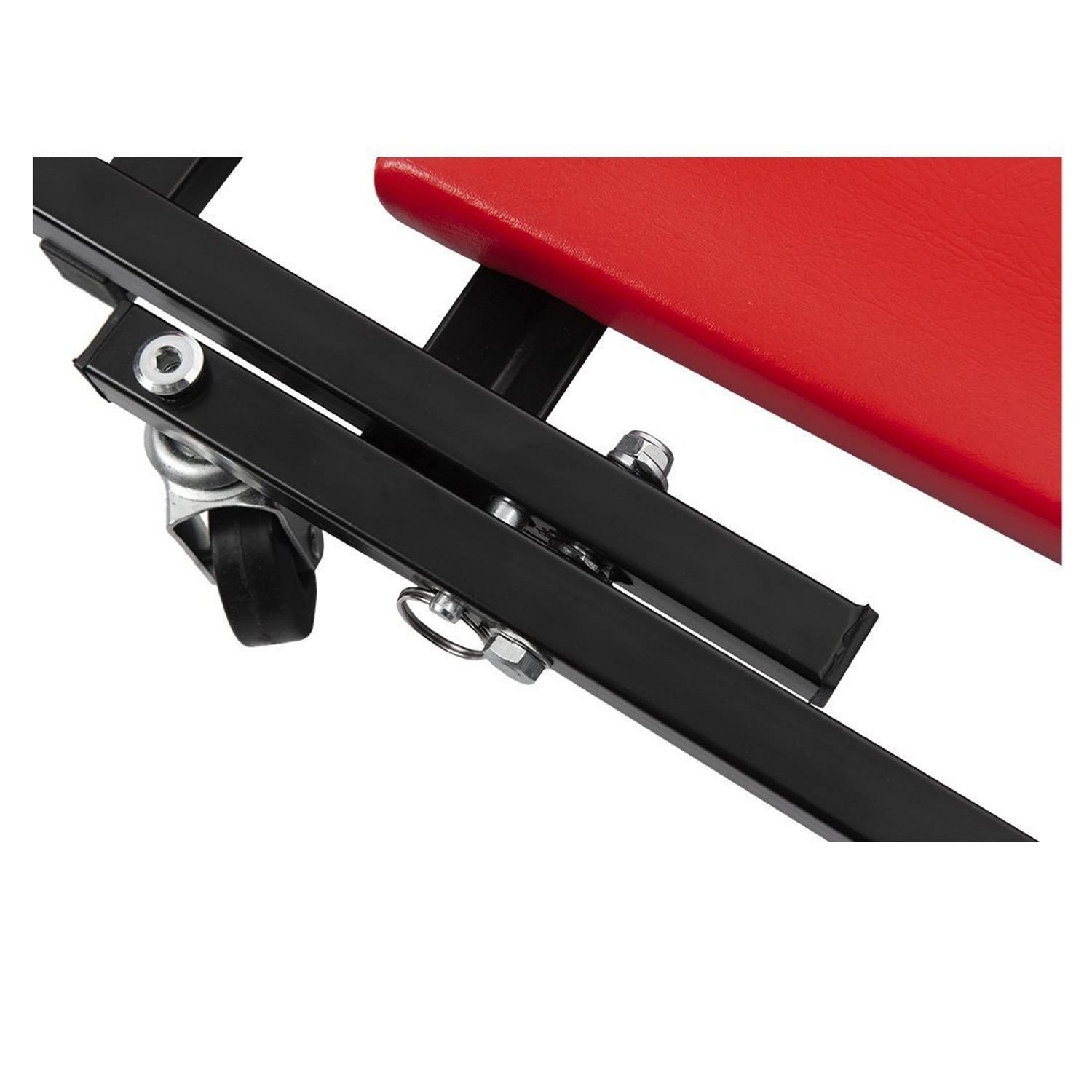 SIO Camilla Taburete Mecánico Taller 2 en 1 con Ruedas – Carro Creeper Convertible para Mecánico – Banco Rodante para Reparación de Coches – Asiento y Camilla Taller Automoción Profesional