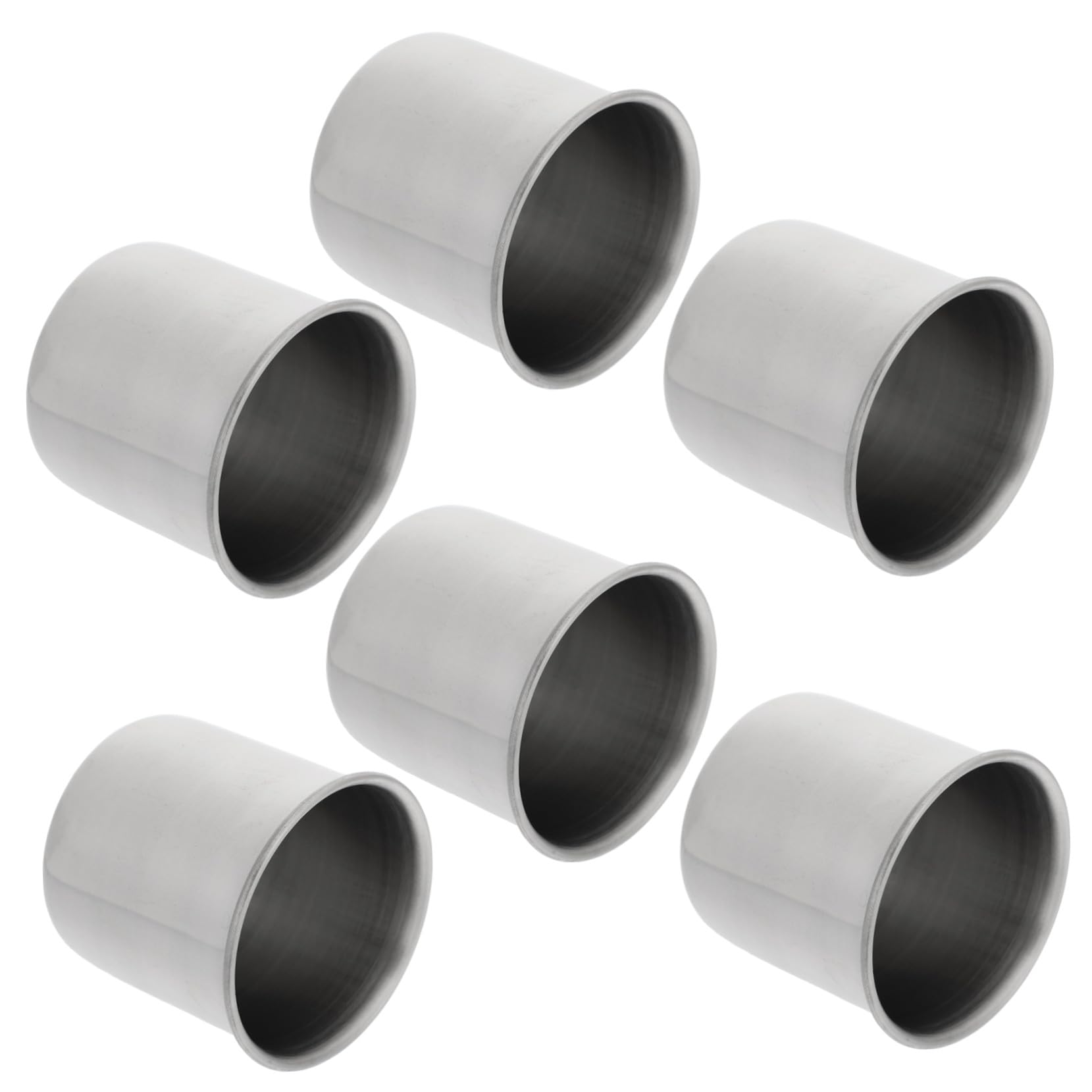 COLLBATH 6 Piezas Vasos Medidores de Inoxidable sin Resistentes al Reutilizables para Medicina y Muestras