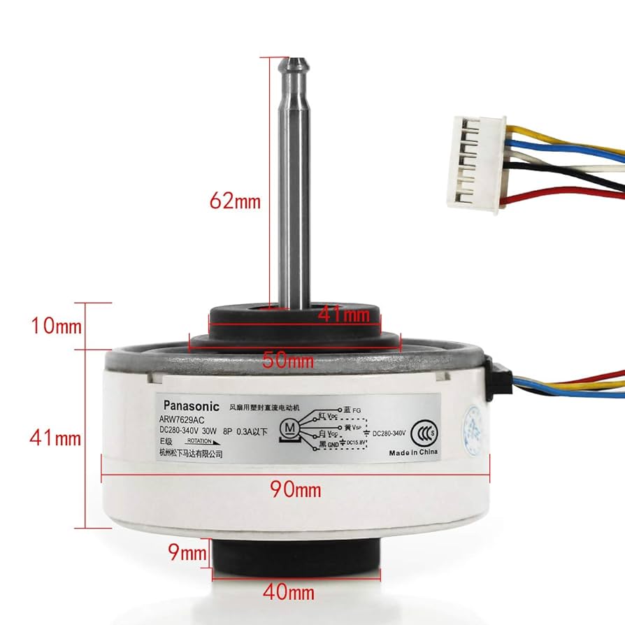 Panasonic ARW500D3AC ファンモーター Air Conditioning DC Fan Motor For Panasonic Air conditioner