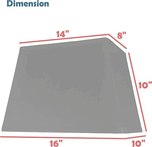 Miniatura 3 de Aspen Creative 32028A - Pantalla rectangular de transición con forma de araña para lámpara de construcción en color blanco, 16 pulgadas de ancho,