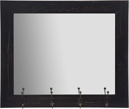 mirror and coat hanger