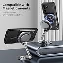 Glaxx Heavy Duty Ring Back Case Cover for Samsung Galaxy A36 - Kickstand, Camera Slider Protection with Magnetic Ring Rugged Bumper Hard Back Cover for Samsung Galaxy A36 gallery image