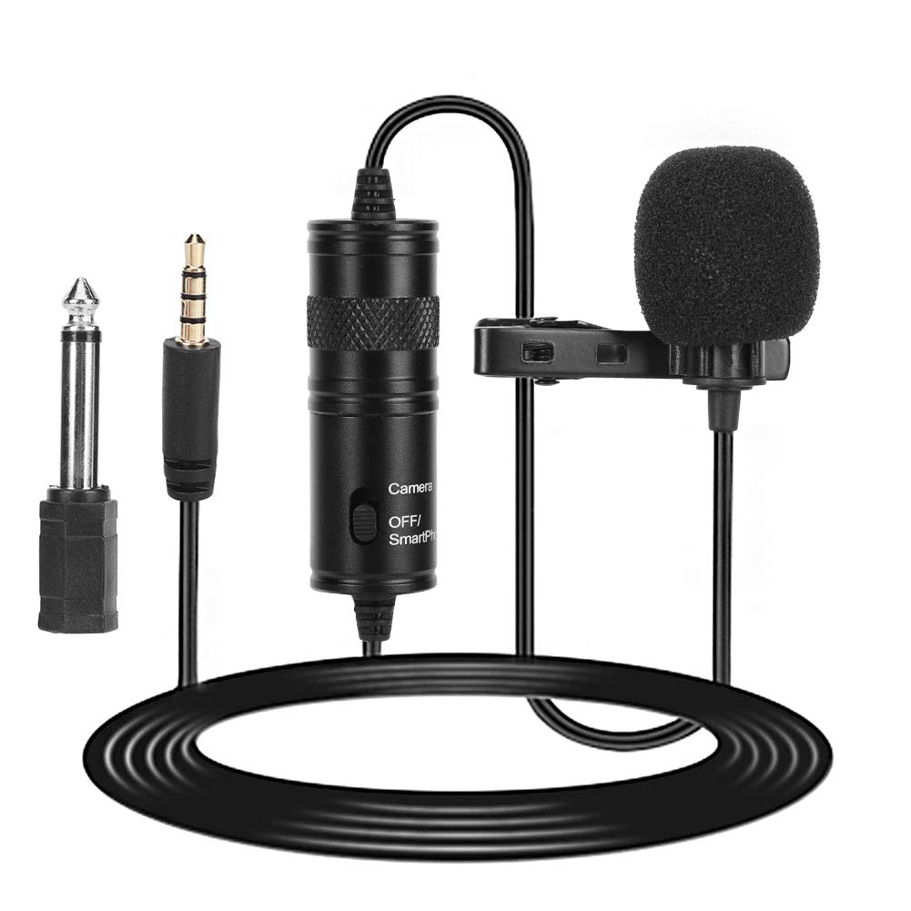 Vikye Universal Microphone Lapel Lavalier Clip On Mini Clip Mount MIC