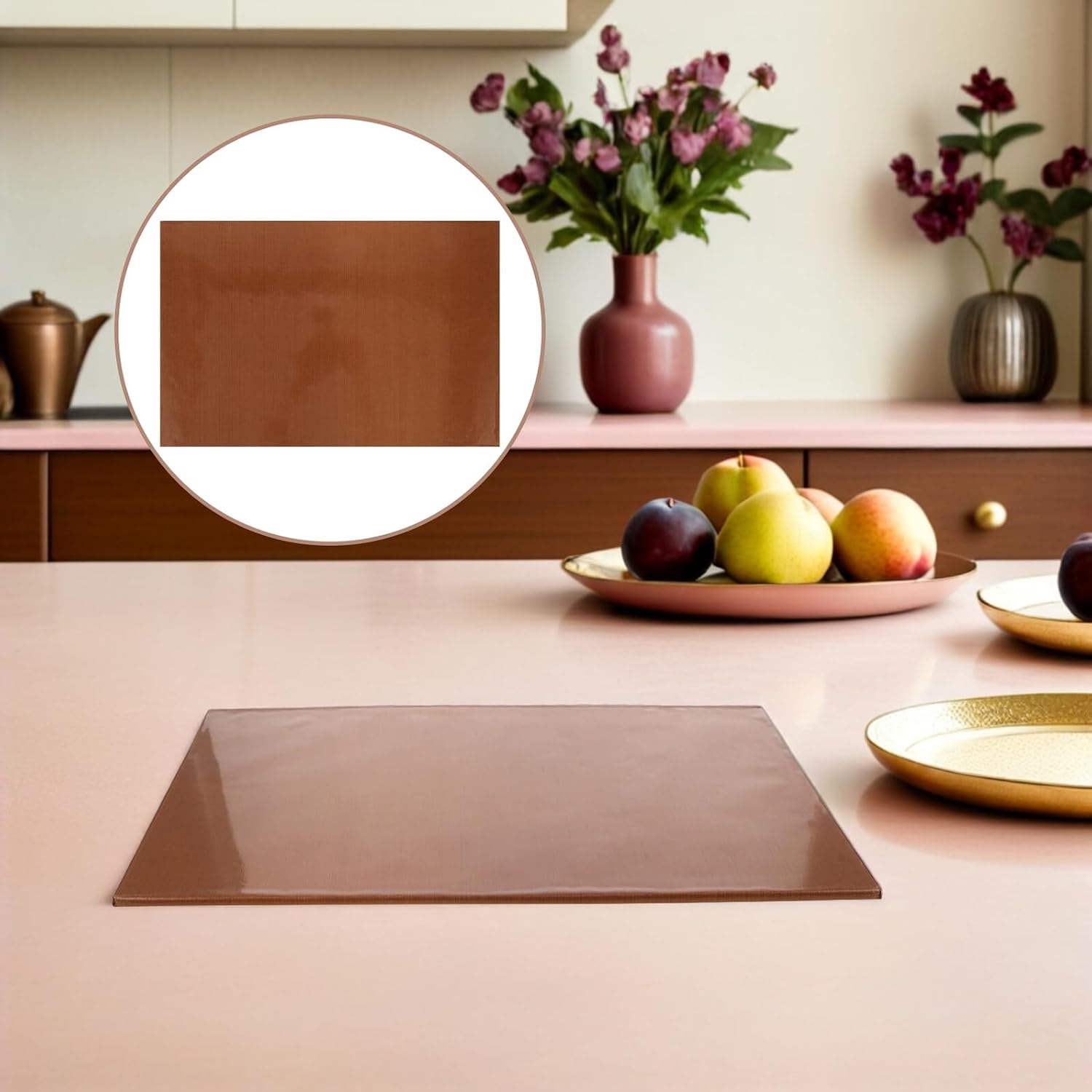 Zerodeko Non-stick Candy Decorating Mat 30x45cm for DIY Tanghulu Chocolate Coating Fondant Drying Pad Multipurpose Candy Making Sheet for Home Baking