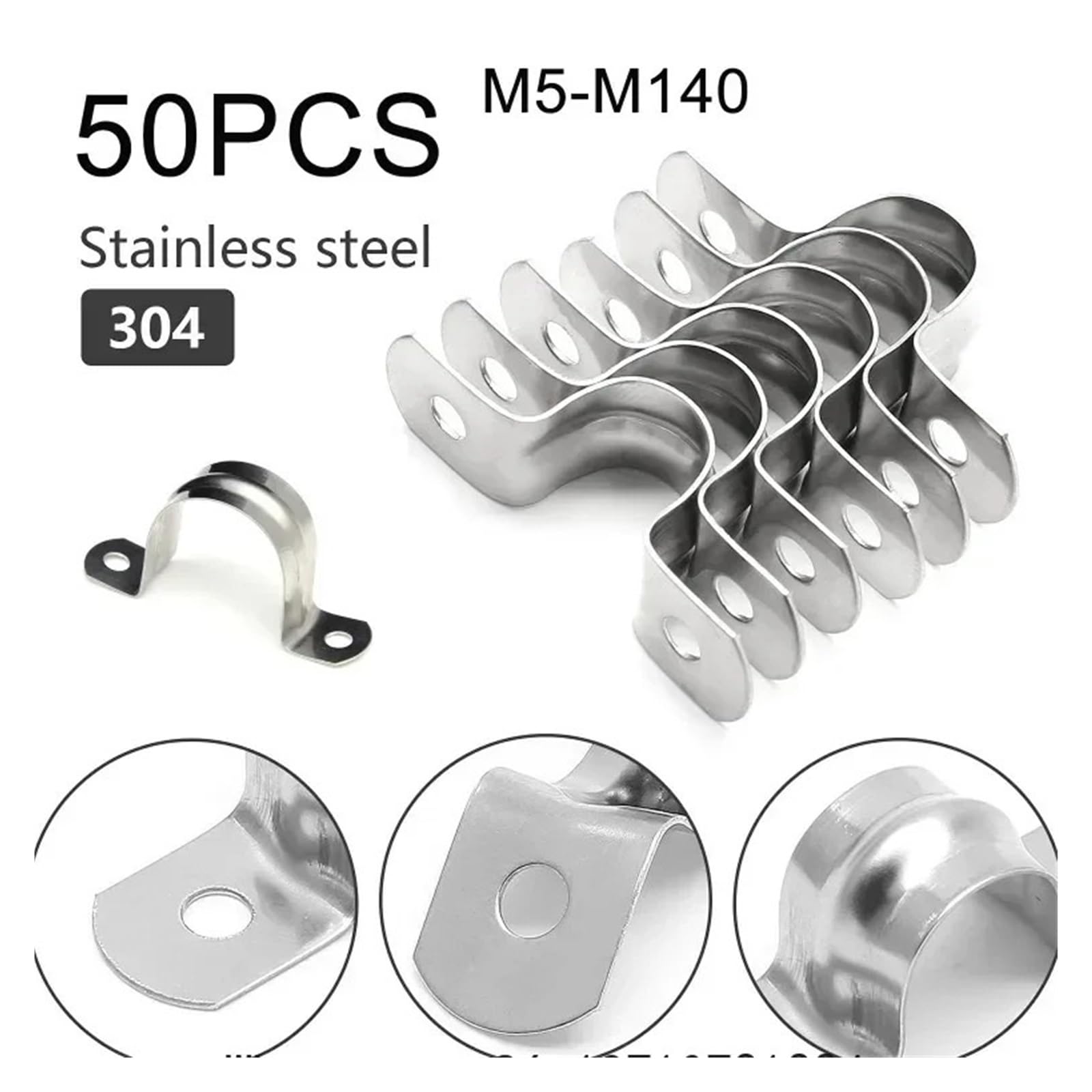 Fascetta Tubo 304 Inox Morsetti for condotti