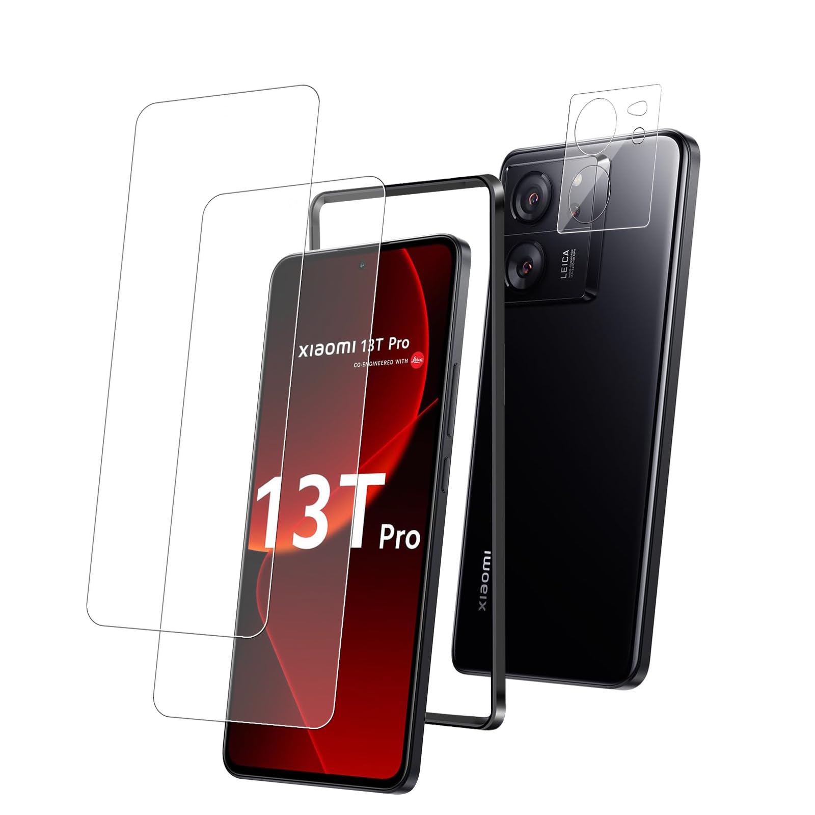【フィルム2枚+ガイド枠】Xiaomi 13T 256GB Amazon | Xiaomi 13T / 13T Pro 用 ガラスフィルム (2枚) +